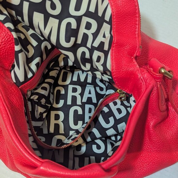 Marc by Marc Jacobs Classic Q Natasha Crossbody Bag Purse Pop pink Coral leather - Picture 9 of 13